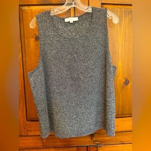 LOFT black and white jersey knit tank ladies size XL.  NWOT